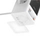СЗУ Baseus OS PowerCombo Digital PowerStrip+Retractable-C 65W (1USB-A/1C/2Socket) (1.5m) (PSLR000)