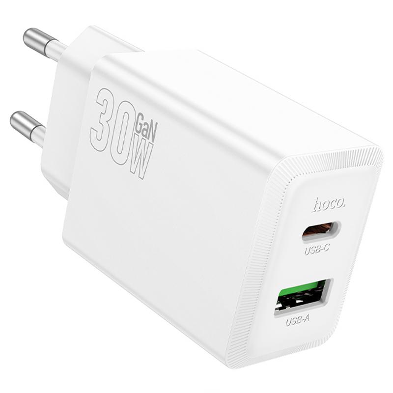 СЗУ Hoco N71 Nuevo PD30W+QC3.0 (1USB-A/1C)