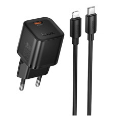 СЗУ Hoco N66 Ingenious PD35W (1USB-C) + кабель Type-C to Lightning