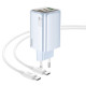 Уценка СЗУ Hoco N49 Glorious PD65W (1USB-A/2C) + кабель Type-C to Type-C