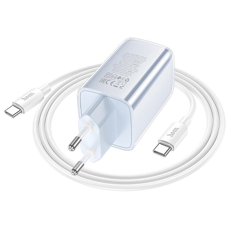 Уценка СЗУ Hoco N49 Glorious PD65W (1USB-A/2C) + кабель Type-C to Type-C