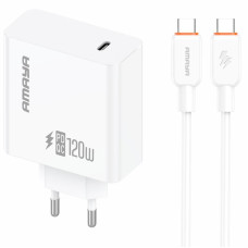 СЗУ Amaya E73S PD120W (1USB-C) + кабель Type-C to Type-C