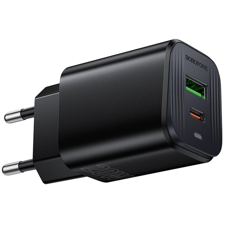 СЗУ Borofone BAS83A Star PD20W+QC3.0 (1USB-A/1C)