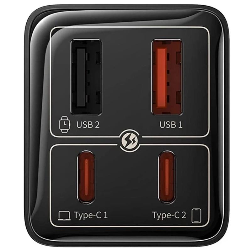 СЗУ Baseus GaN6 Pro Fast Charger 100W (2USB-A/2C) (P101627)