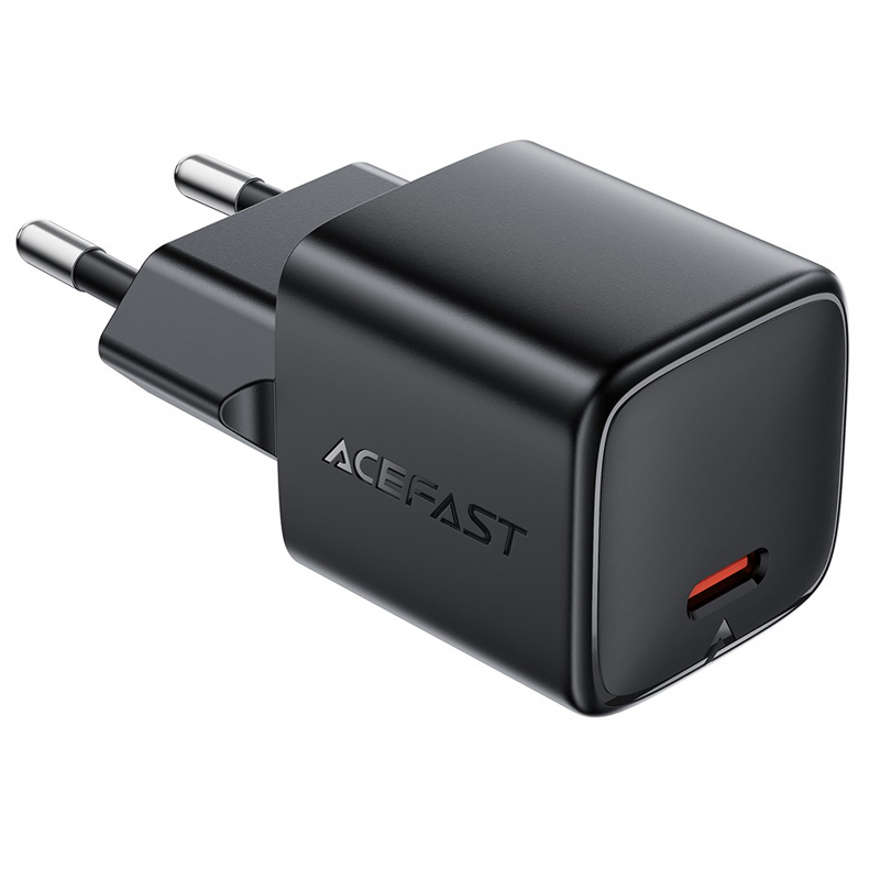 СЗУ Acefast A117 mini PD20W GaN (1USB-C) + кабель Type-C to Lightning