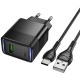 СЗУ Hoco CS111A Lounge PD22.5W (1USB-C) + кабель USB to Type-C