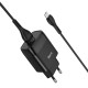 СЗУ Hoco C72Q Glorious QC3.0 18W (1USB-A) + кабель USB to MicroUSB
