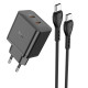 СЗУ Hoco N35 Streamer PD45W (2C) + Type-C to Type-C