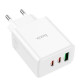 СЗУ Hoco C126A PD40W+QC3.0 (1USB/2Type-C)