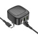СЗУ Borofone BAS23A Lucky PD30W (2USB-A/1C) + кабель Type-C to Type-C