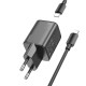 СЗУ Hoco N41 Almighty PD20W+QC3.0 (1USB-A/1C) + кабель Type-C to Lightning