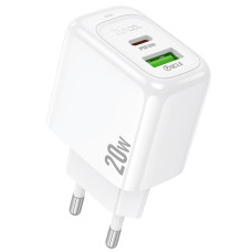 СЗУ Hoco CS54A Surplus PD20W+QC3.0 (1USB-A/1C)