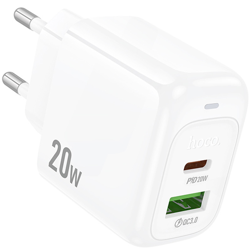 СЗУ Hoco CS54A Surplus PD20W+QC3.0 (1USB-A/1C)