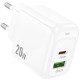 СЗУ Hoco CS54A Surplus PD20W+QC3.0 (1USB-A/1C)