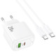 СЗУ Hoco CS54A Surplus PD20W+QC3.0 (1USB-A/1C) + кабель Type-C to Type-C