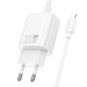СЗУ Hoco N60 Gentle PD20W (1USB-C) + кабель Type-C to Lightning