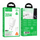 СЗУ Hoco N60 Gentle PD20W (1USB-C) + кабель Type-C to Lightning