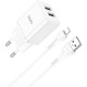 СЗУ Hoco N25 Maker (2USB-A) + USB to Lightning