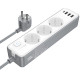 Уценка Удлинитель Borofone BAC9 Power PD20W (3USB-A/1C/3xSocket) (2m)