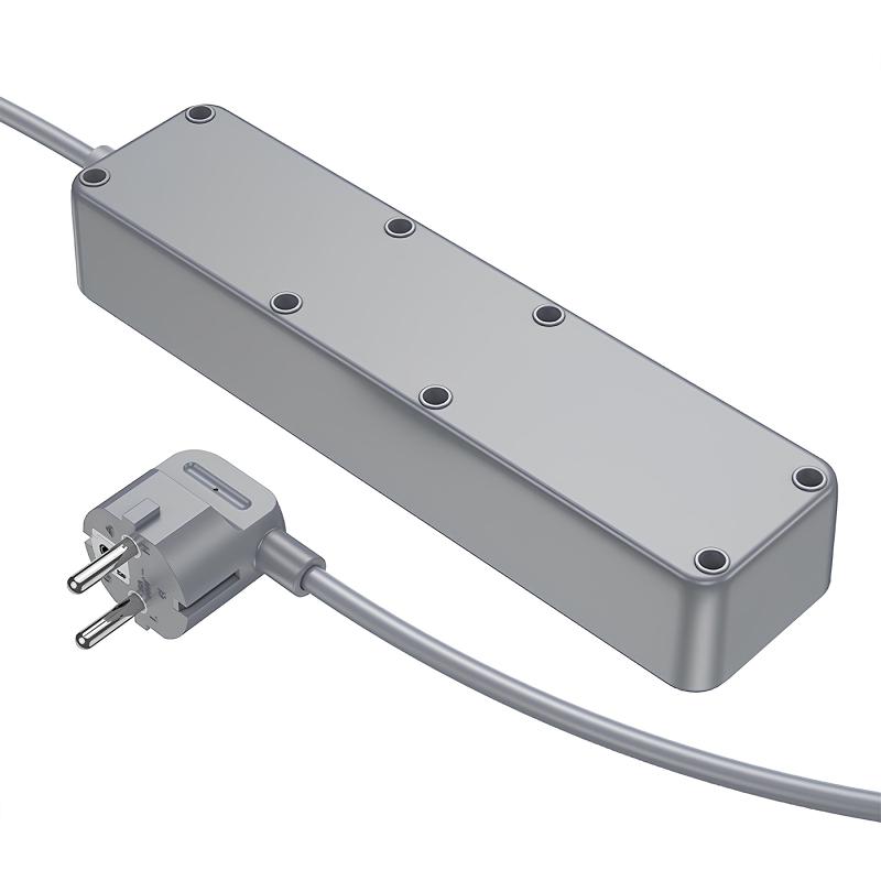 Уценка Удлинитель Borofone BAC9 Power PD20W (3USB-A/1C/3xSocket) (2m)