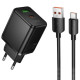 СЗУ Hoco C157A Smart PD30W+QC3.0 (1USB-A/1C) + кабель USB to Type-C