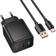СЗУ Hoco C157A Smart PD30W+QC3.0 (1USB-A/1C) + кабель USB to Type-C