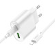 СЗУ Hoco C109A Fighter PD20W (1USB-C) + кабель Type-C to Lightning
