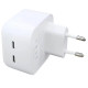 СЗУ 35W Dual Mini Power Adapter for Apple (2USB-C) (AA) (box)