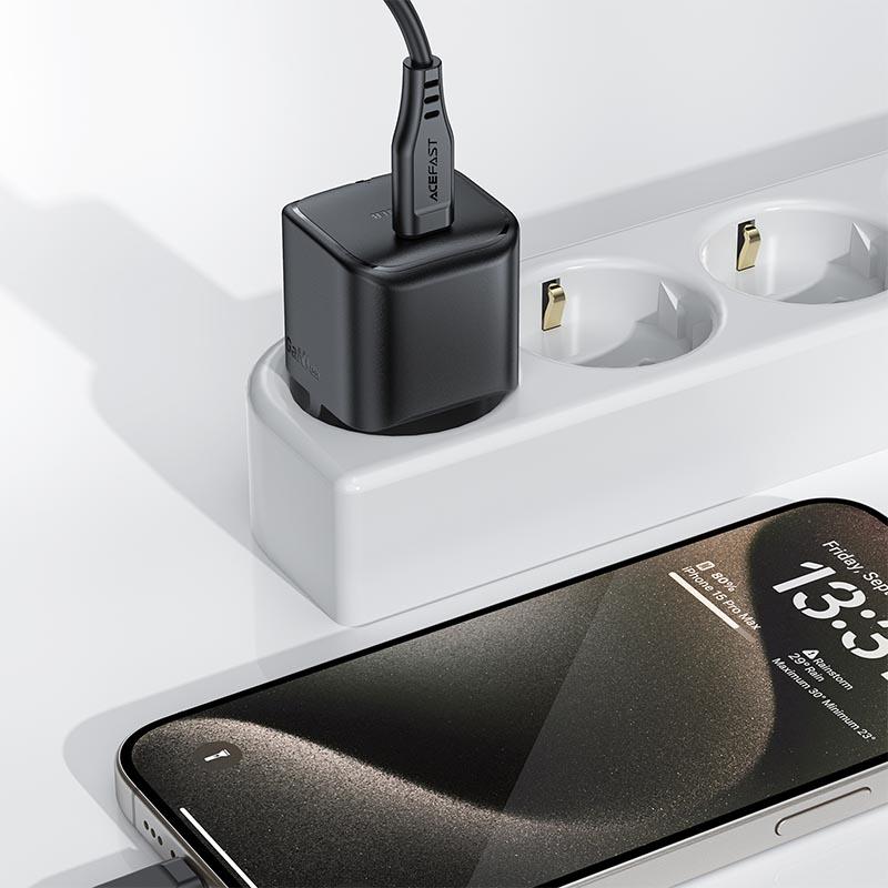 Уценка СЗУ Acefast A77 mini PD30W GaN (1USB-C)