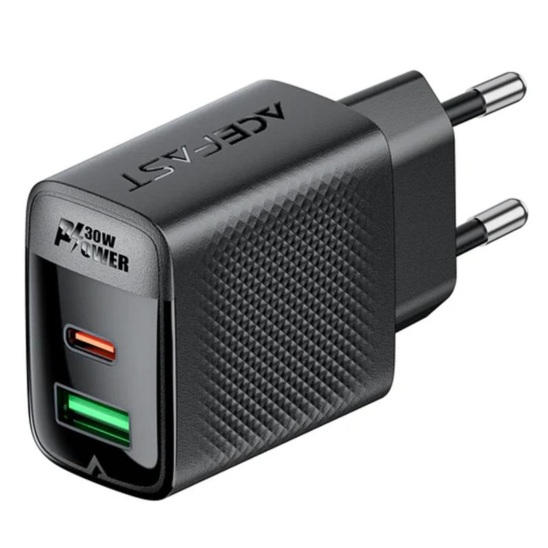 СЗУ Acefast A98 PD30W+QC3.0 GaN (1USB-A/1C)