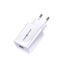 СЗУ USAMS US-CC083 T22 Single USB QC3.0 Travel Charger (EU)