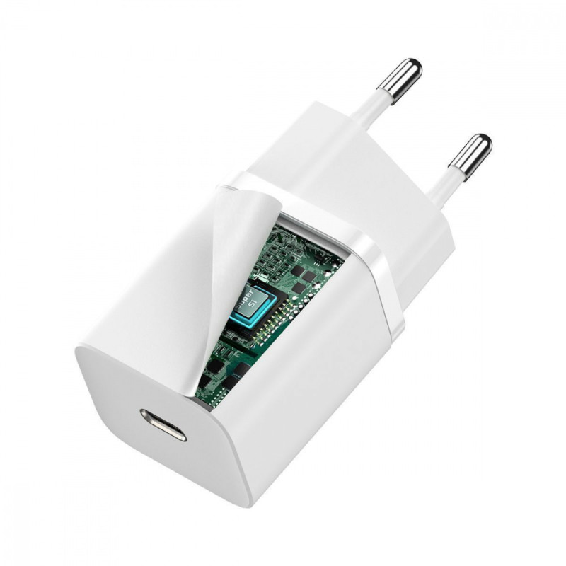 МЗП Baseus Super Silicone PD 30W (1Type-C) white