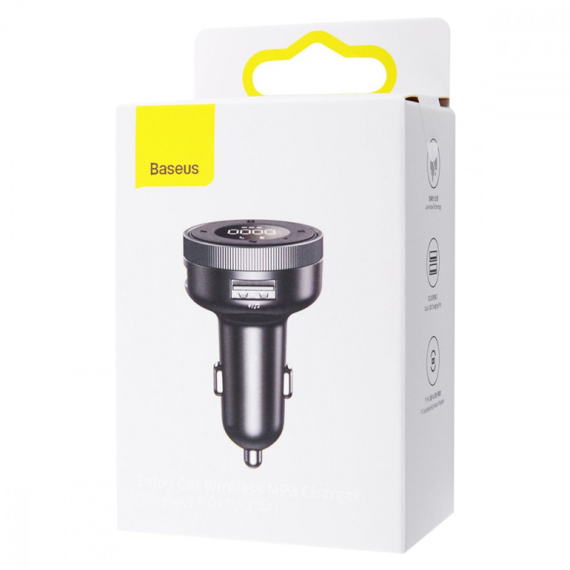 АЗП Baseus FM Launcher Enjoy 3.4A black