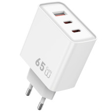 СЗУ WIWU G005 Essen PD65W+QC3.0 GaN (1USB-A/2C)