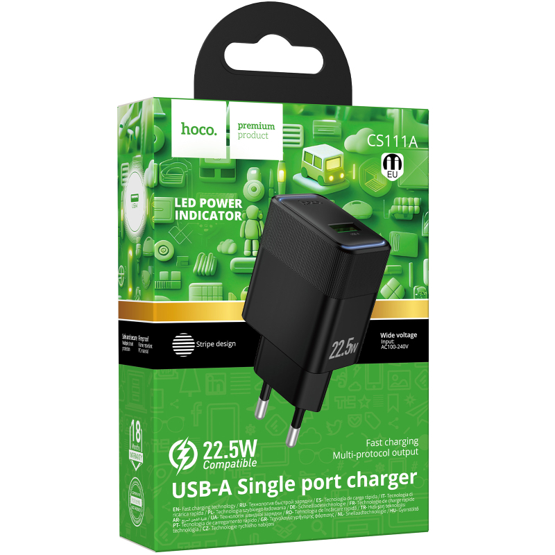 СЗУ Hoco CS111A Lounge PD22.5W (1USB-C)