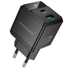 СЗУ Borofone BN19 Intenso PD20W+QC3.0 (1USB-A/1C)