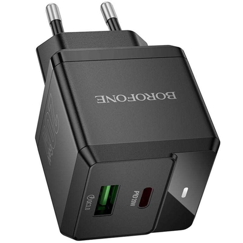 СЗУ Borofone BN19 Intenso PD20W+QC3.0 (1USB-A/1C)