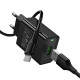 Уценка СЗУ Hoco CS92A Leader 18W+QC3.0 (1USB-A) + кабель USB to Type-C