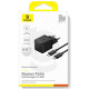 СЗУ Baseus Palm Fast Charger 30W (1USB-C) + кабель Type-C to Type-C (P10111605113-01)