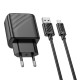 СЗУ Hoco CS21A Rich QC3.0 18W (1USB-A) + кабель USB to MicroUSB