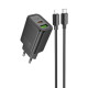 СЗУ Hoco N63 Gentle PD30W+QC3.0 (1USB-A/1C) + кабель Type-C to Lightning