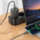 СЗУ Hoco N63 Gentle PD30W+QC3.0 (1USB-A/1C) + кабель Type-C to Lightning