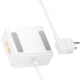 Удлинитель Hoco AC28 Descanso (PD45W/1C/3A/2xSocket) (2m)
