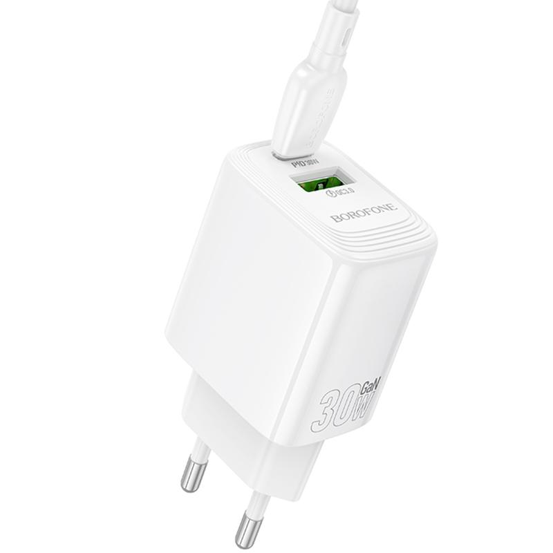 СЗУ Borofone BN29 Fuente PD30W+QC3.0 (1USB-A/1C)