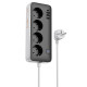 Удлинитель Hoco AC21 Sunlight 4-bit (1C/3A/4xSocket) (1.5m)