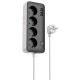 Удлинитель Hoco AC21 Sunlight 4-bit (1C/3A/4xSocket) (3m)