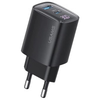 Уценка СЗУ Usams US-CC229 GaN Digital Display XC Ser. 30W (1USB-A/1C)