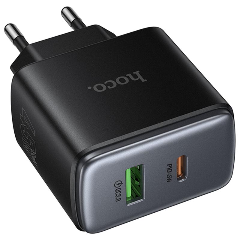 СЗУ Hoco C158A Upgrade PD45W (1USB-A/1C)
