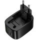 СЗУ Hoco CS102A Folding PD30W+QC3.0 (1USB-A/1C)