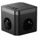 Мережевий фільтр Baseus PowerCombo Cube Power Strip 3xAC+2xUSB+2xType-C 30W (1.5m) black